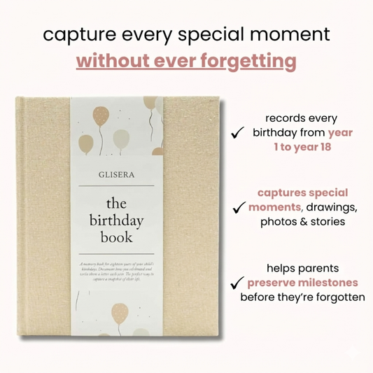 Birthday Memory Book - Baby Journal